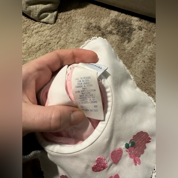 Vintage new born pink sheep onesie - Picture 4 of 6